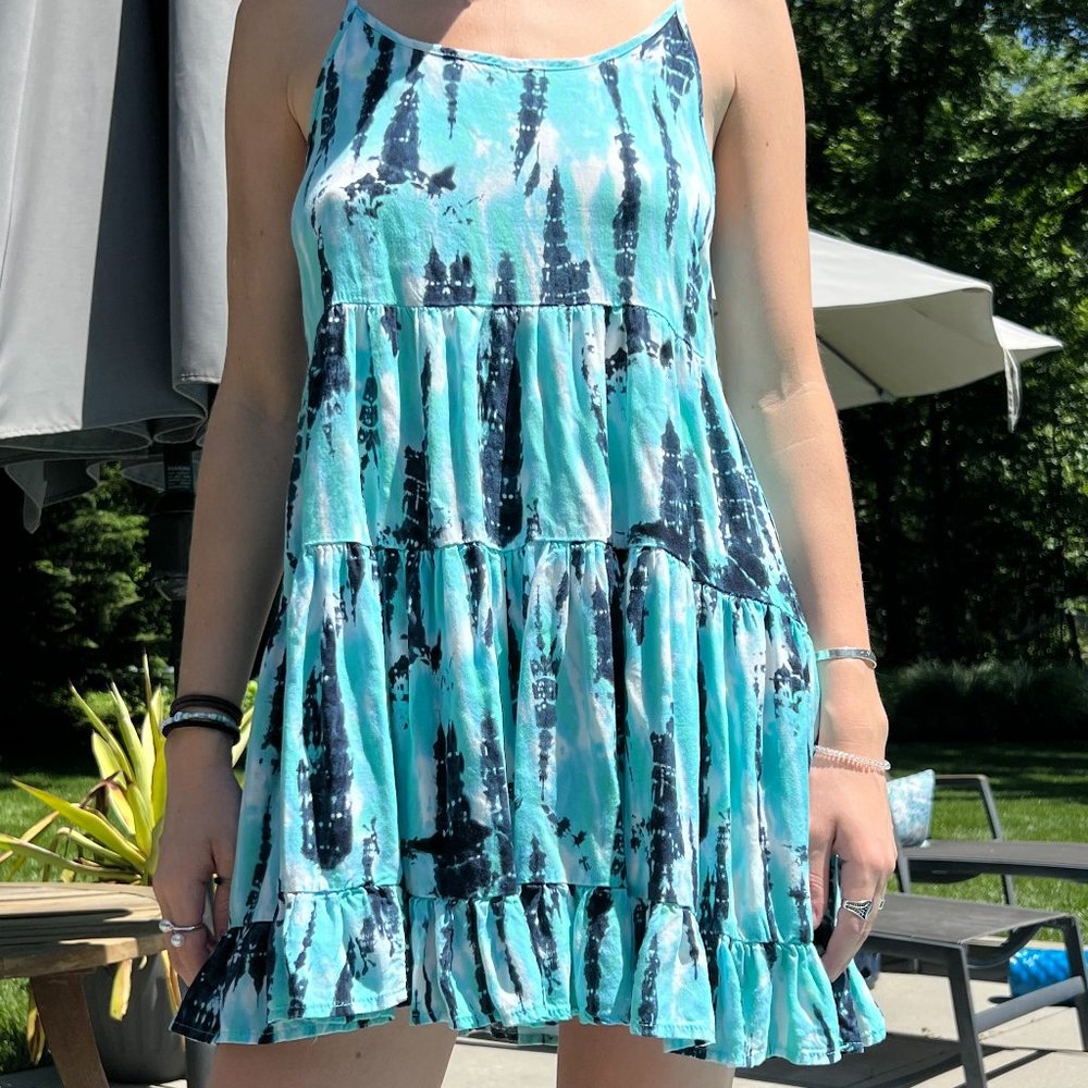 Tie-Dye Flowy Dress